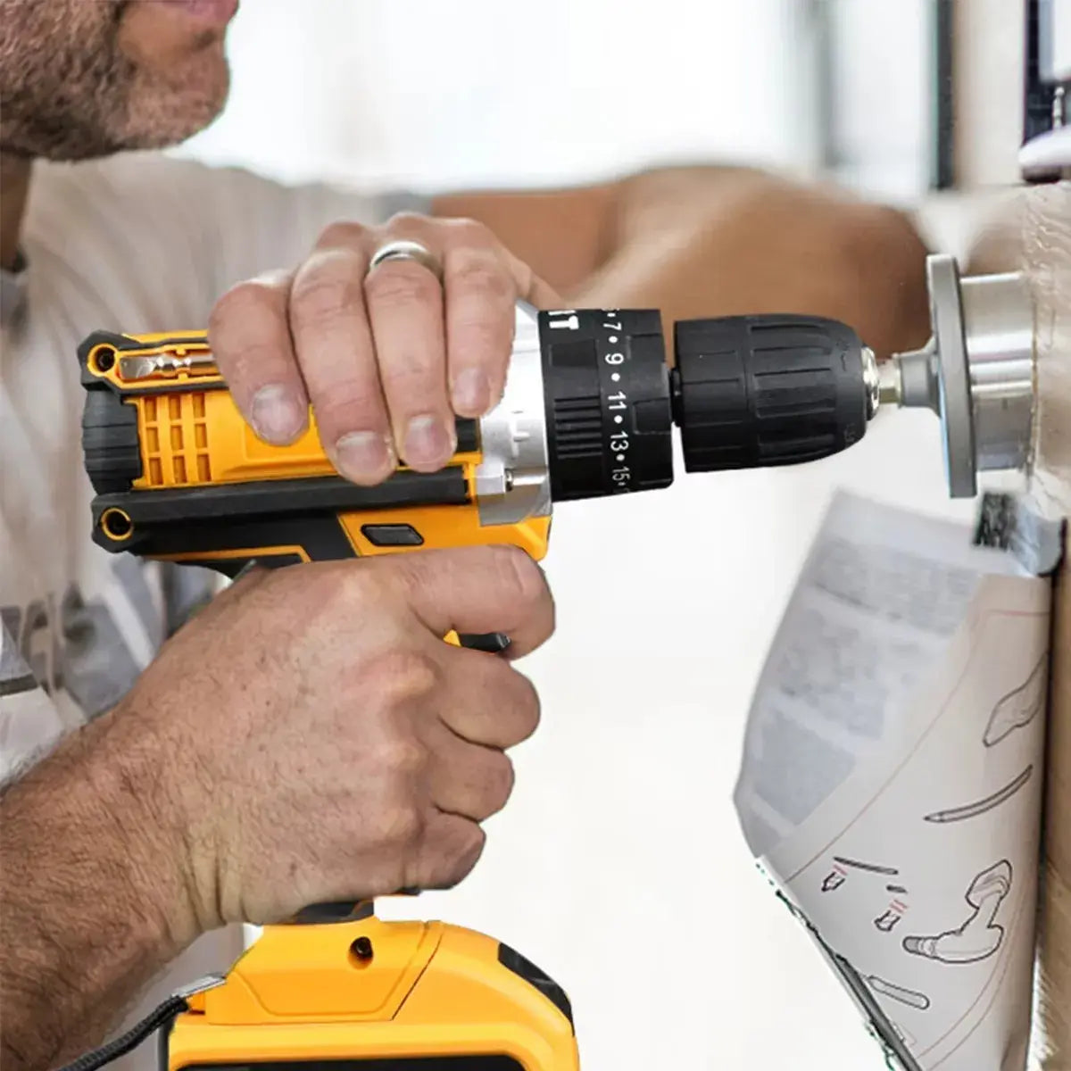 🛠️ Taladro Inalámbrico 48V – Potencia y Precisión en tus manos