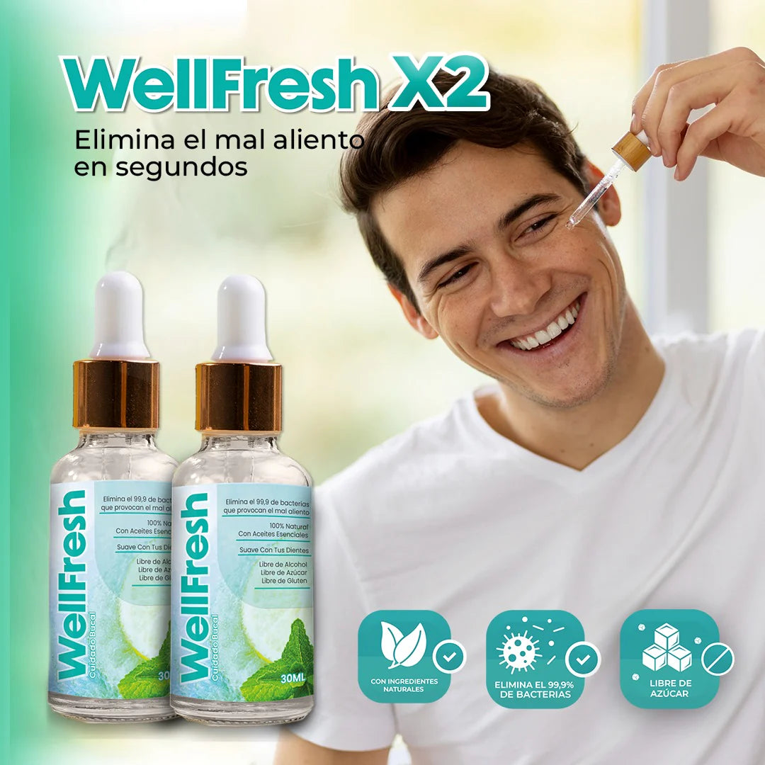 TRATAMIENTO WELL FRESH: Elimina el mal aliento de raiz