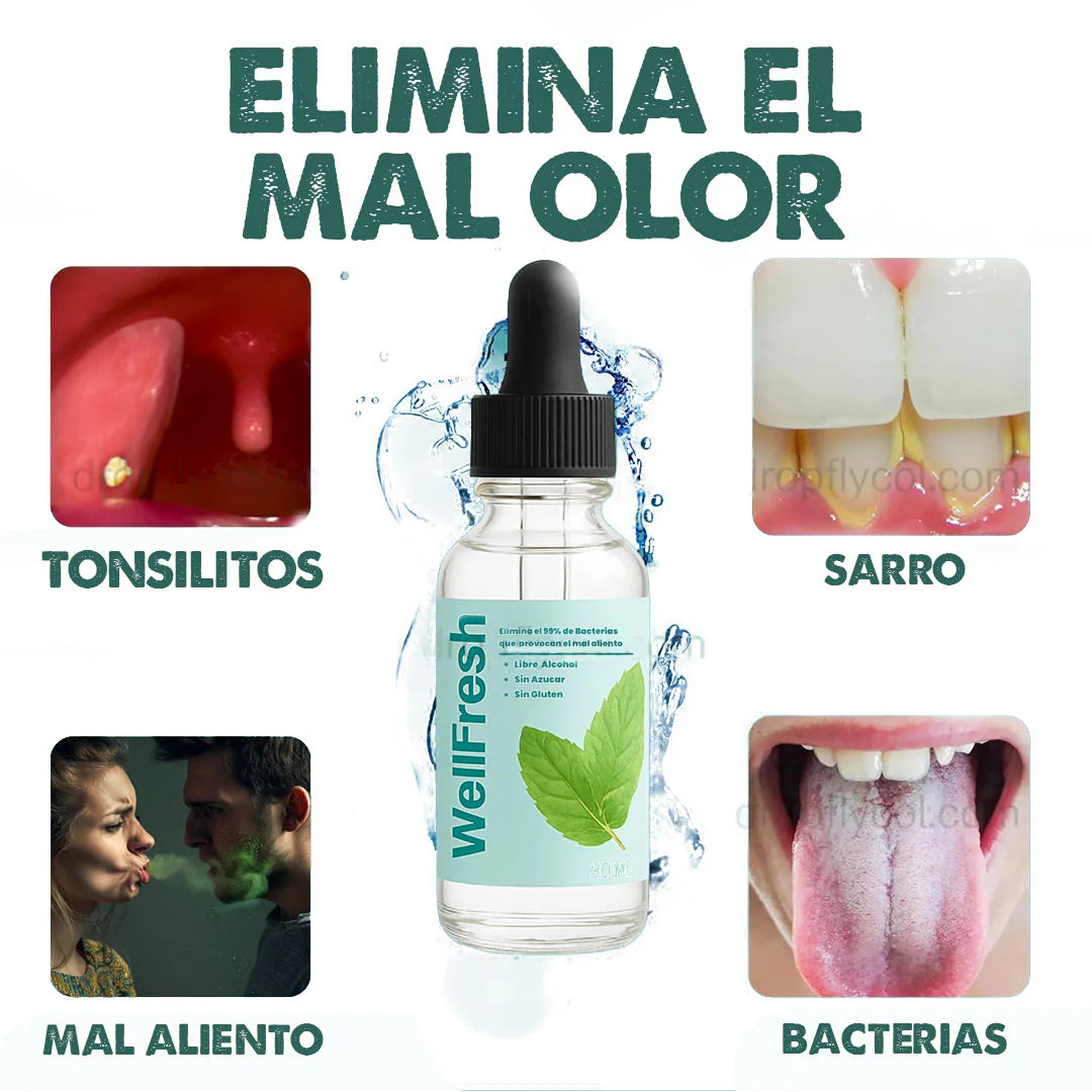 TRATAMIENTO WELL FRESH: Elimina el mal aliento de raiz
