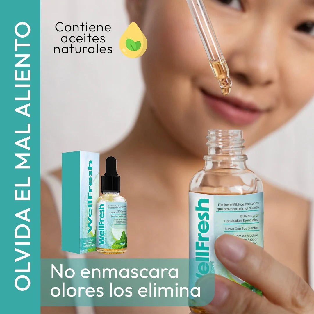 TRATAMIENTO WELL FRESH: Elimina el mal aliento de raiz