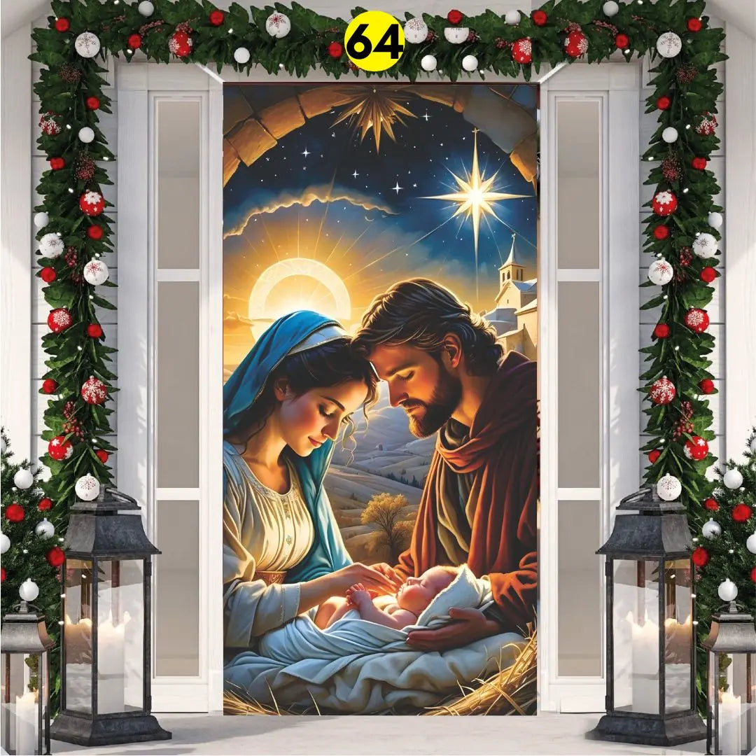 🎄 FUNDAS NAVIDEÑAS PARA PUERTAS – ¡LA MAGIA DE LA NAVIDAD DESDE LA ENTRADA!⛄