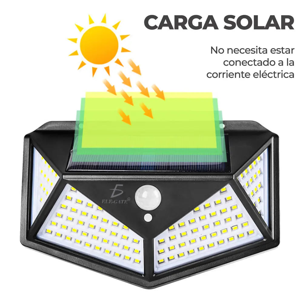 Reflector Solar: 12 Horas de luz Led