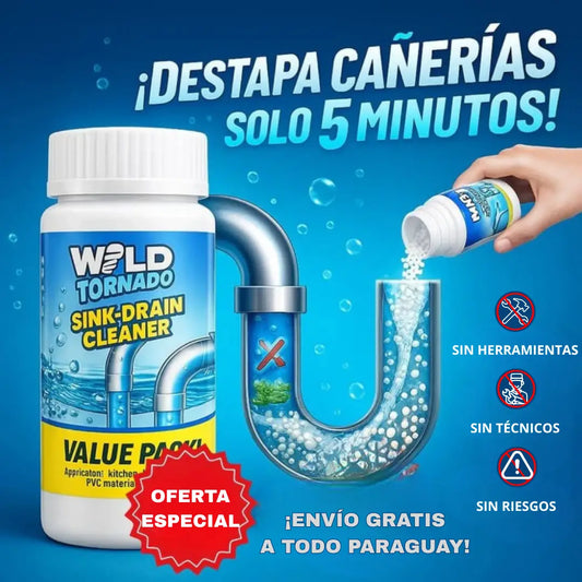 Wild Tornado® | Destapa Cañerías Rápido y Fácil🌪️