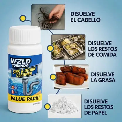 Wild Tornado® | Destapa Cañerías Rápido y Fácil🌪️