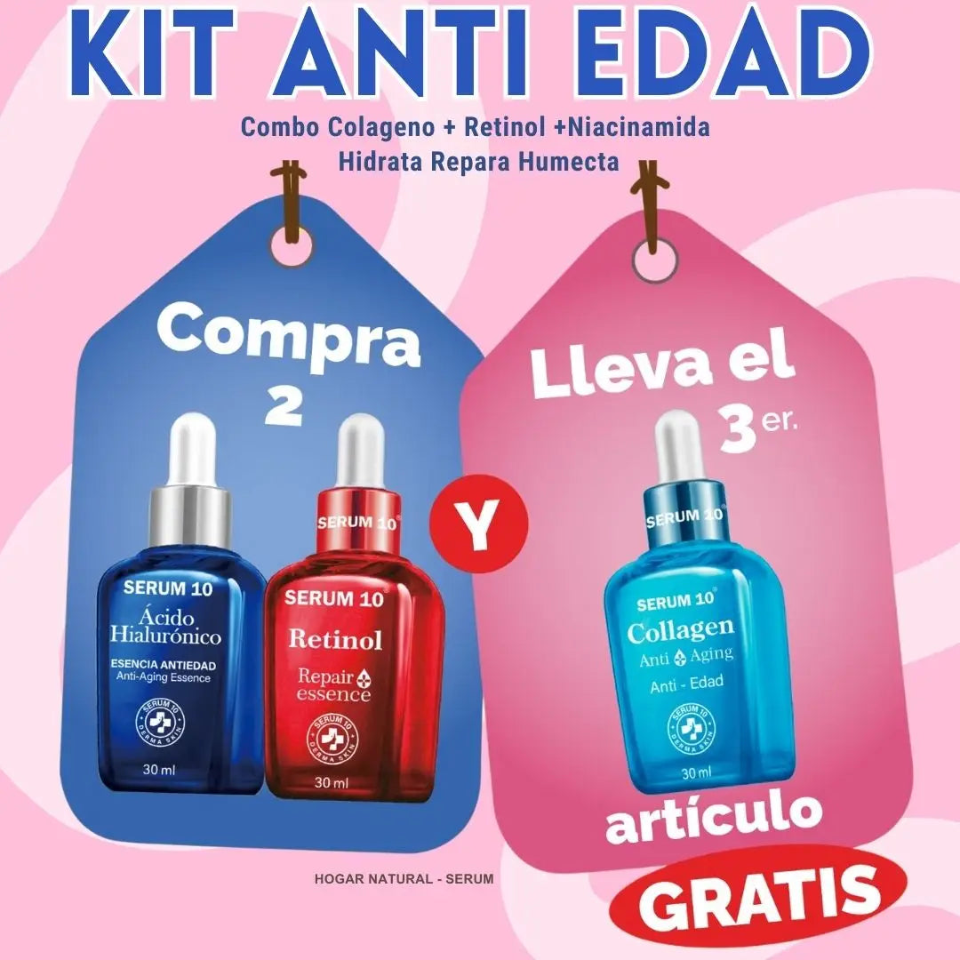 Kit Antiedad I Compra 2 y recibe el 3 GRATIS✨
