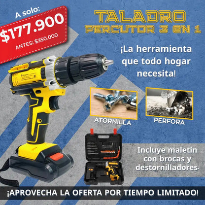 🛠️ Taladro Inalámbrico 48V – Potencia y Precisión en tus manos