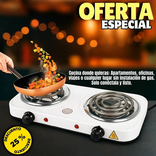 Estufa Eléctrica 2 puestos🔥