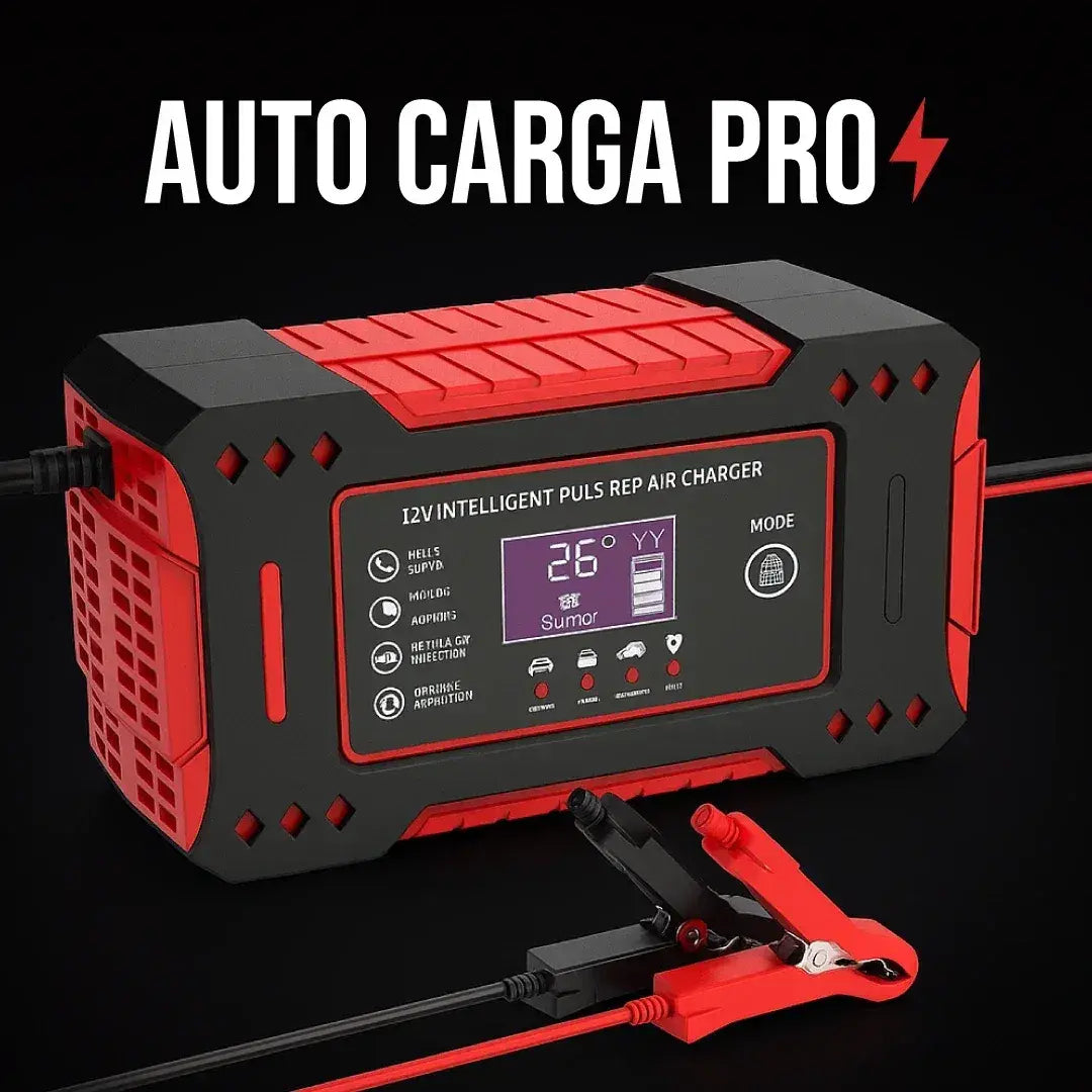 Cargador e Iniciador de Batería Carro y Moto 12V