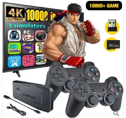👾 Game Stick Lite 4K™ – Consola Retro con 10.000 Juegos