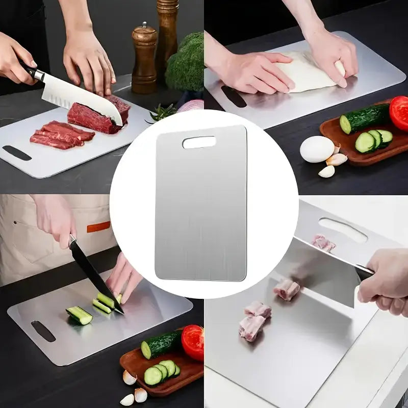 Tabla Para Picar En Acero Inoxidable PREMIUM⭐️⭐️⭐️⭐️